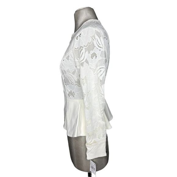 NWT BCX Sz S Full Zip Lace Back Jacket - Picture 3 of 8